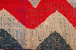 Moroccan Berber rug Boucherouite 150 x 285 cm