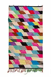 Moroccan Berber rug Boucherouite 155 x 280 cm