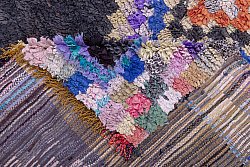 Moroccan Berber rug Boucherouite 215 x 160 cm