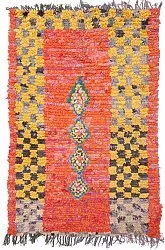 Moroccan Berber rug Boucherouite 220 x 140 cm