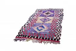 Moroccan Berber rug Boucherouite 225 x 125 cm