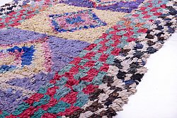 Moroccan Berber rug Boucherouite 225 x 125 cm