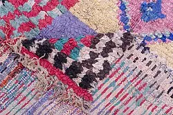 Moroccan Berber rug Boucherouite 225 x 125 cm