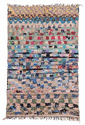 Moroccan Berber rug Boucherouite 205 x 130 cm