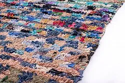 Moroccan Berber rug Boucherouite 205 x 130 cm