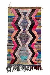 Moroccan Berber rug Boucherouite 150 x 260 cm