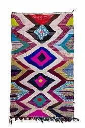 Moroccan Berber rug Boucherouite 165 x 270 cm