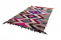 Moroccan Berber rug Boucherouite 165 x 270 cm