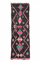 Moroccan Berber rug Boucherouite 405 x 130 cm