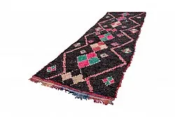 Moroccan Berber rug Boucherouite 405 x 130 cm