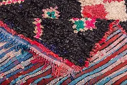Moroccan Berber rug Boucherouite 405 x 130 cm