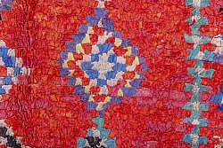 Moroccan Berber rug Boucherouite 295 x 140 cm