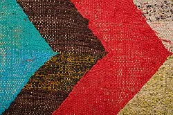 Moroccan Berber rug Boucherouite 135 x 265 cm