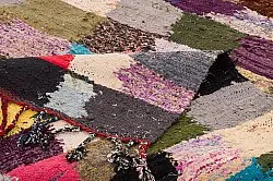 Moroccan Berber rug Boucherouite 135 x 275 cm