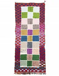 Moroccan Berber rug Boucherouite 280 x 115 cm