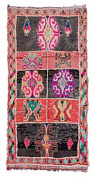 Moroccan Berber rug Boucherouite 245 x 120 cm