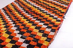 Moroccan Berber rug Boucherouite 240 x 110 cm