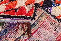 Moroccan Berber rug Boucherouite 255 x 105 cm