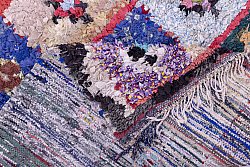 Moroccan Berber rug Boucherouite 395 x 140 cm