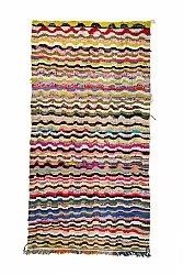 Moroccan Berber rug Boucherouite 150 x 305 cm