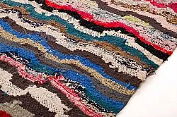 Moroccan Berber rug Boucherouite 150 x 305 cm