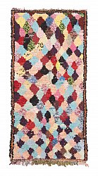 Moroccan Berber rug Boucherouite 170 x 80 cm