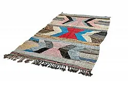 Moroccan Berber rug Boucherouite 140 x 255 cm