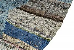 Moroccan Berber rug Boucherouite 140 x 255 cm