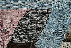 Moroccan Berber rug Boucherouite 140 x 255 cm