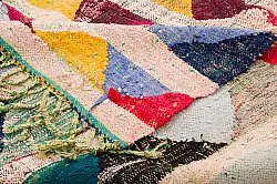 Moroccan Berber rug Boucherouite 145 x 330 cm