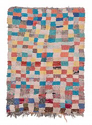 Moroccan Berber rug Boucherouite 170 x 120 cm