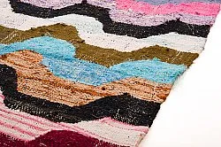 Moroccan Berber rug Boucherouite 140 x 265 cm