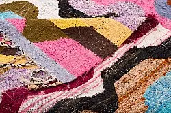 Moroccan Berber rug Boucherouite 140 x 265 cm