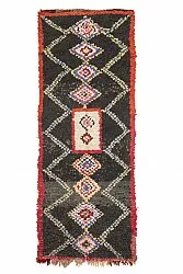 Moroccan Berber rug Boucherouite 335 x 125 cm