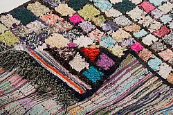 Moroccan Berber rug Boucherouite 250 x 105 cm