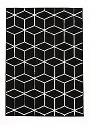 Wilton rug - Florence Square (black)