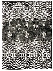Wilton rug - Florence York (black)