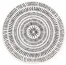 Round rug - Brussels Night (grey)