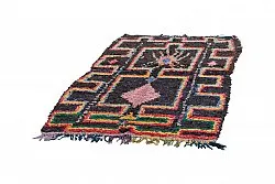 Moroccan Berber rug Boucherouite 180 x 120 cm