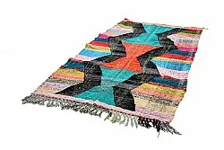 Moroccan Berber rug Boucherouite 135 x 230 cm
