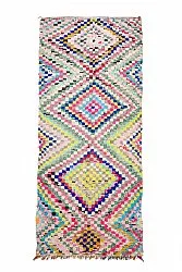 Moroccan Berber rug Boucherouite 145 x 365 cm