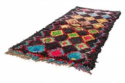 Moroccan Berber rug Boucherouite 120 x 285 cm