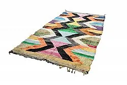 Moroccan Berber rug Boucherouite 155 x 295 cm