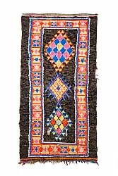 Moroccan Berber rug Boucherouite 160 x 310 cm