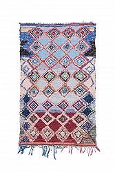 Moroccan Berber rug Boucherouite 210 x 125 cm