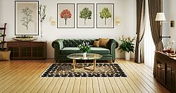 Wilton rug - Marineo (brown/green)