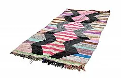 Moroccan Berber rug Boucherouite 130 x 265 cm