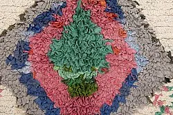 Moroccan Berber rug Boucherouite 240 x 110 cm