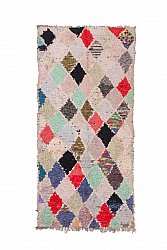 Moroccan Berber rug Boucherouite 240 x 115 cm