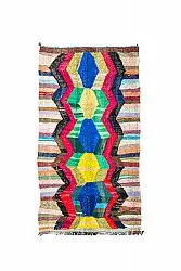Moroccan Berber rug Boucherouite 150 x 275 cm